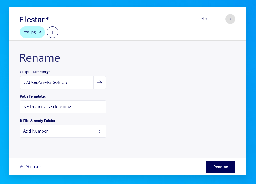 Bulk Renaming