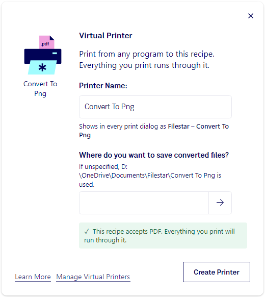 Virtual Printer