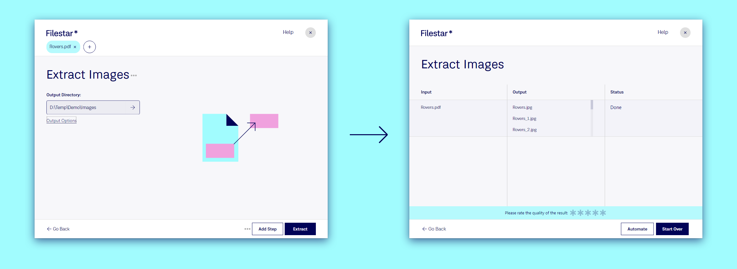 Extract every image from a PDF