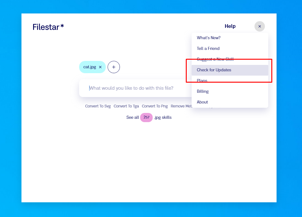 How to Update Filestar